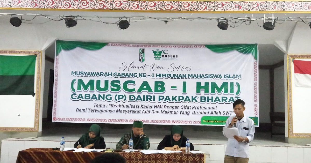 HMI pemkot serang Gelar Musyawarah Cabang